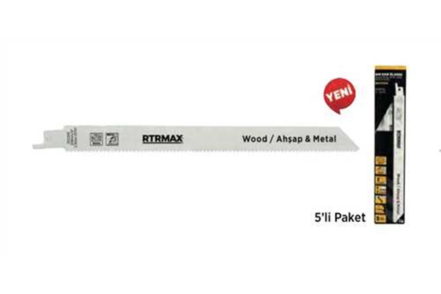 RH17664 Ahşap-Metal Tilki Kuyruğu 5li RTRMAX