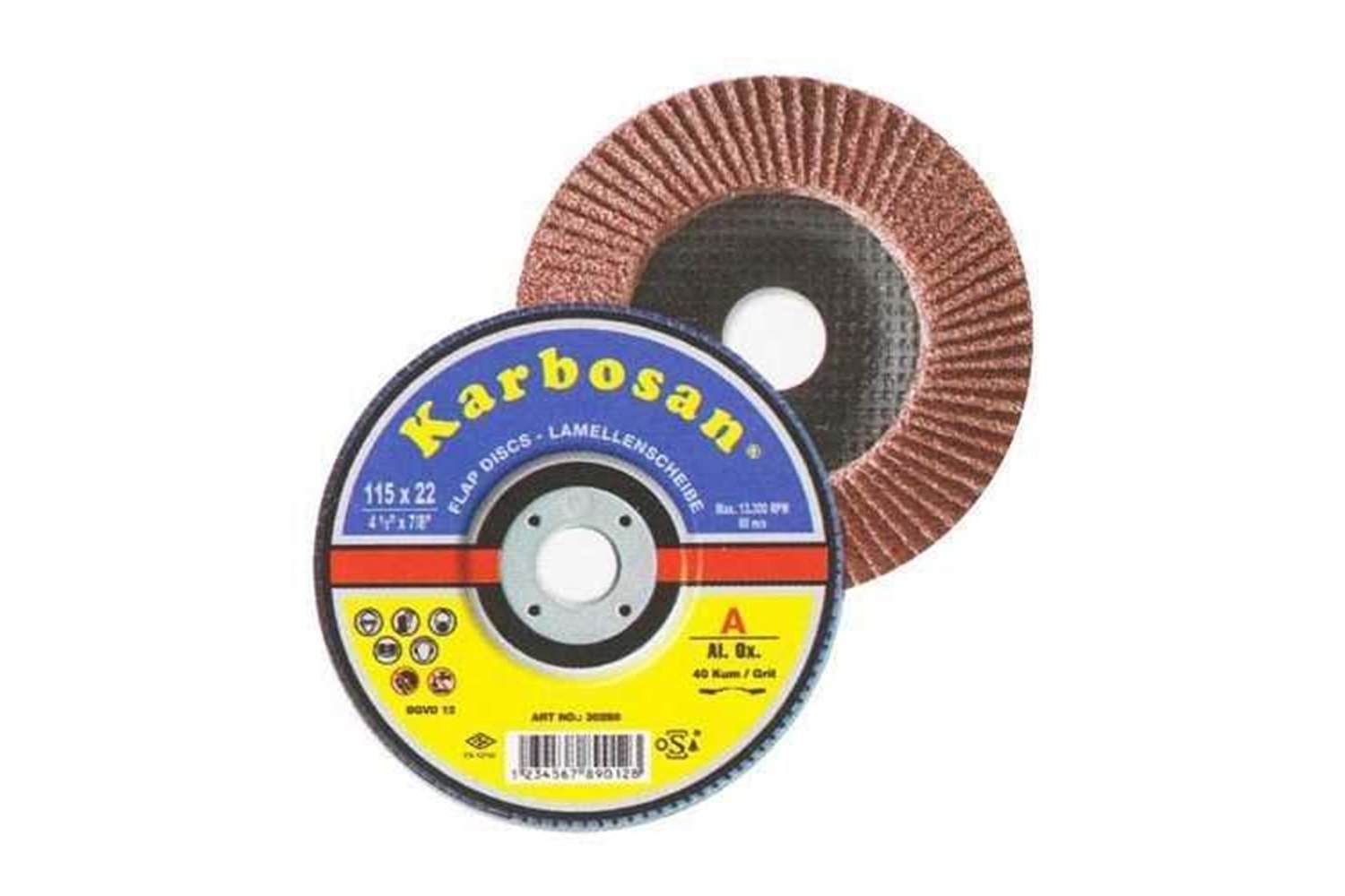 Karbosan Flap Disk 115 X 40 Kum