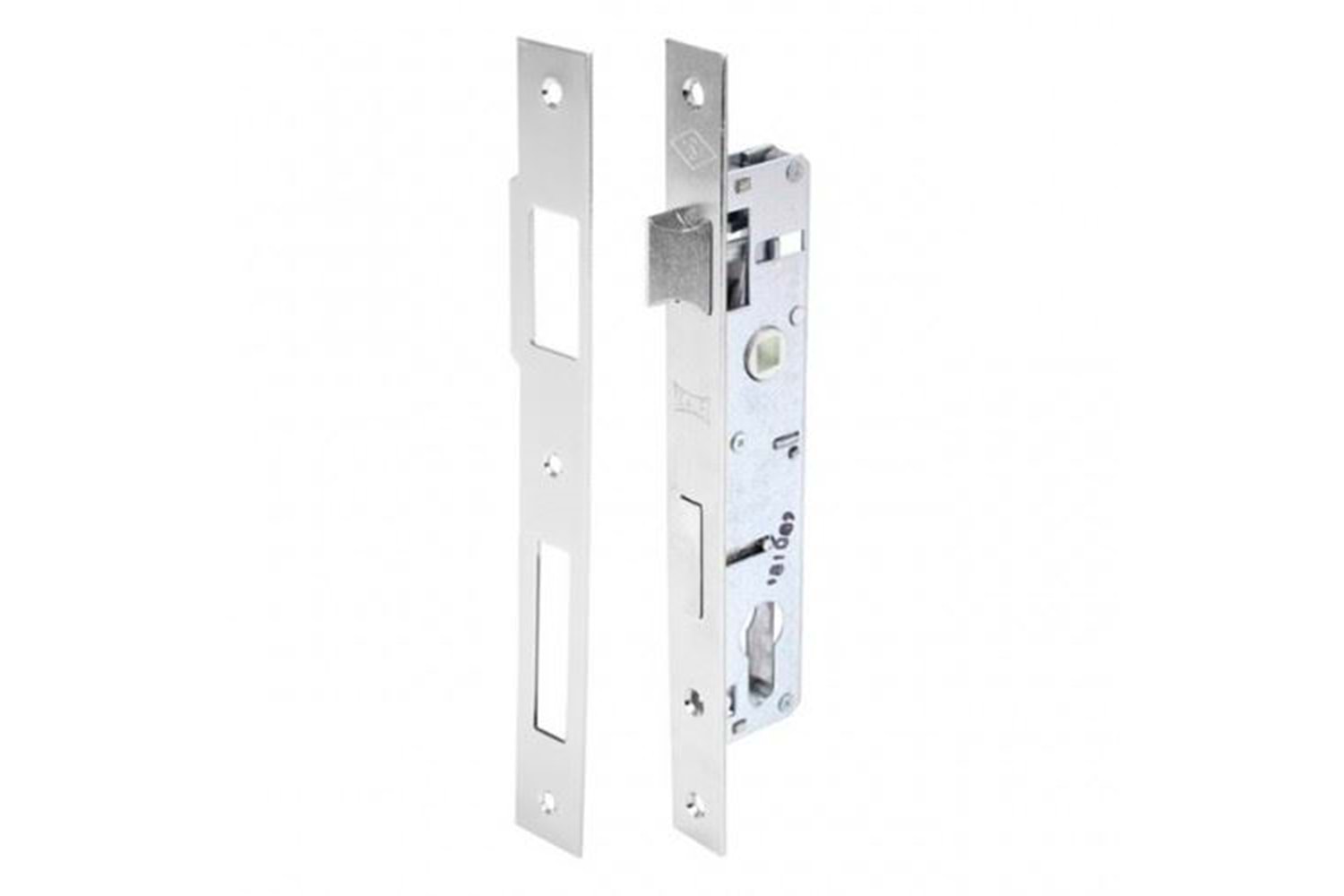Kale 153P 30 mm Pvc Kapı Kilit Krom Silindirsiz