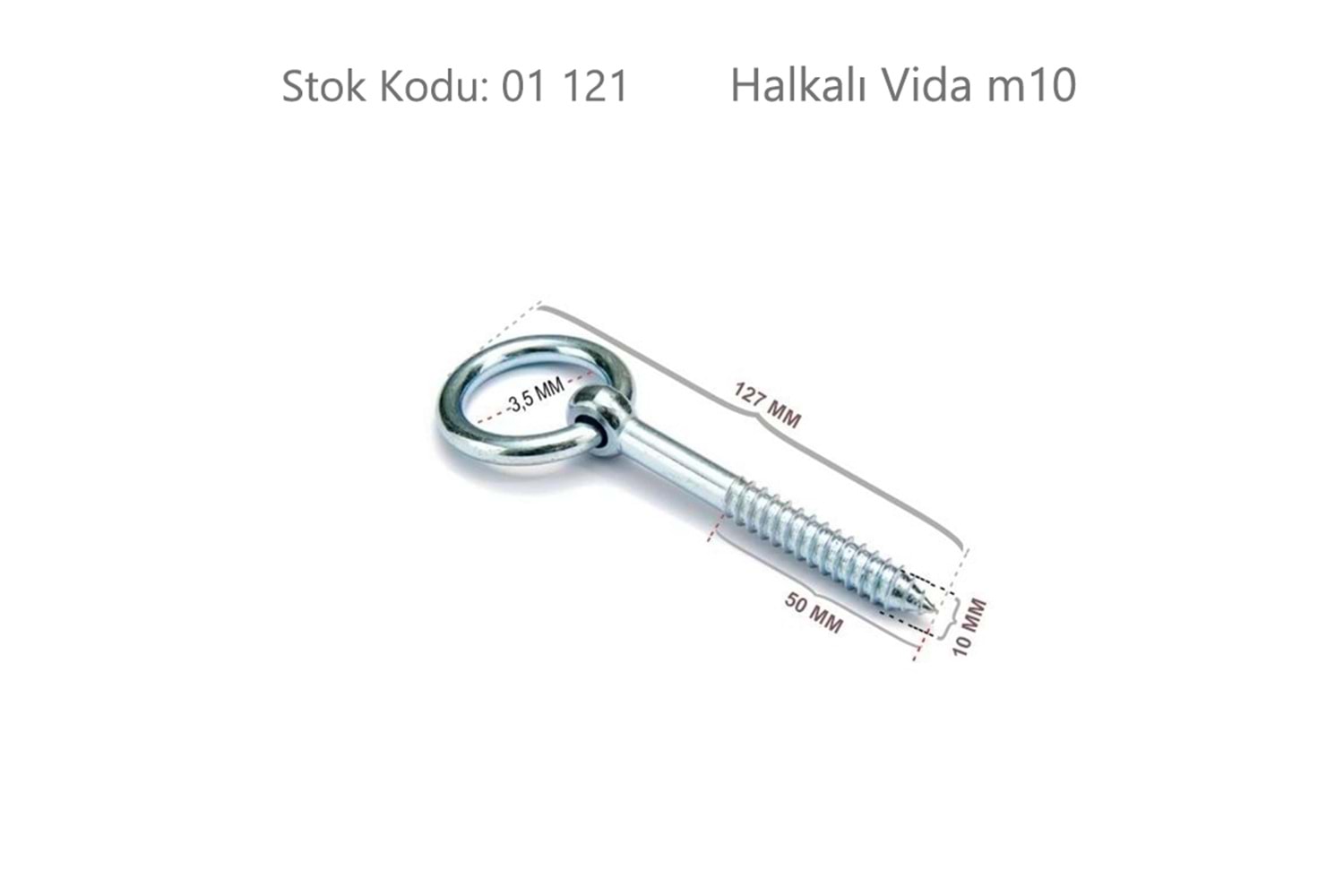 Halkalı Vida m10 ( BA9110 )
