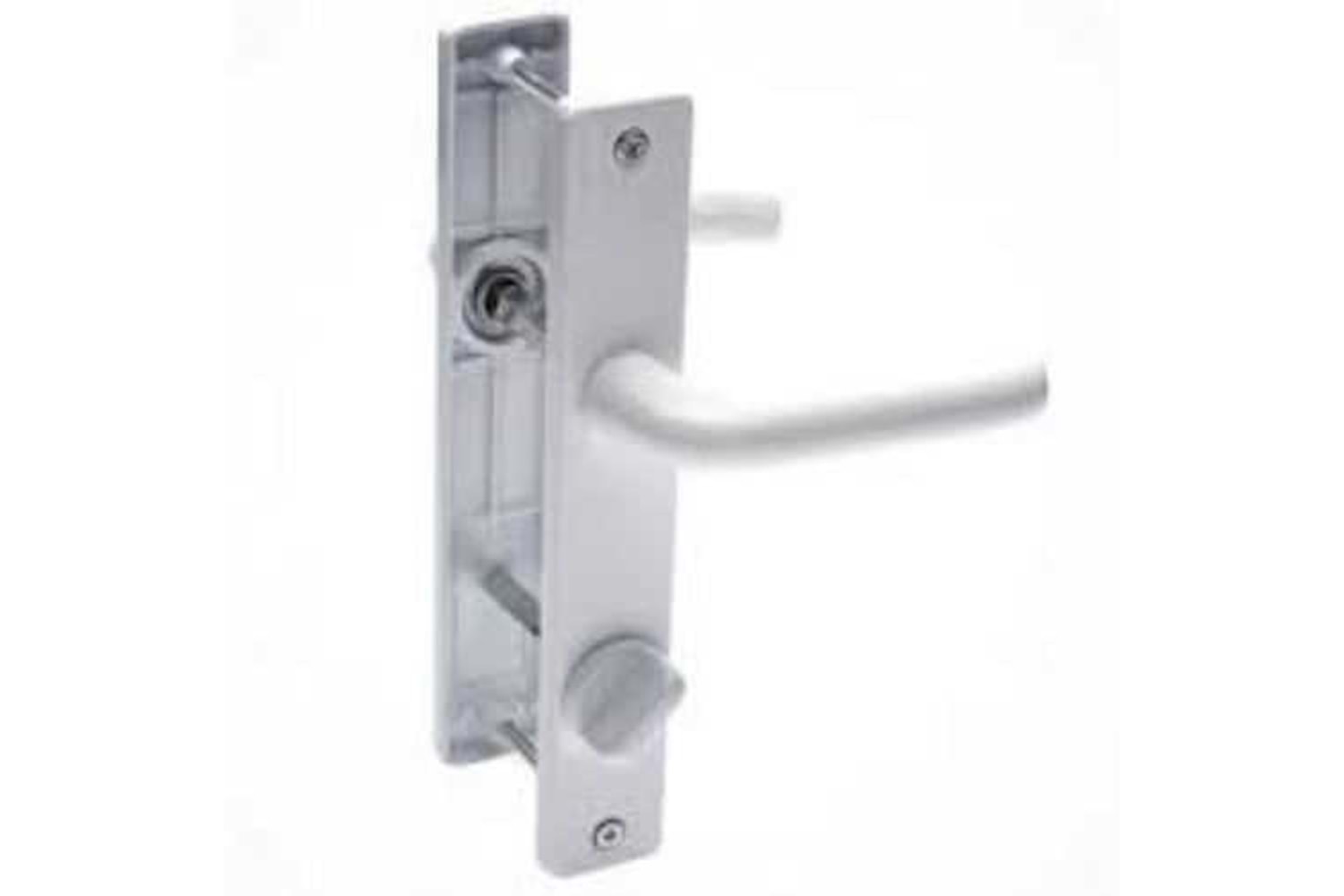 Pvc Aynalı Kapı Kolu Beyaz Wc