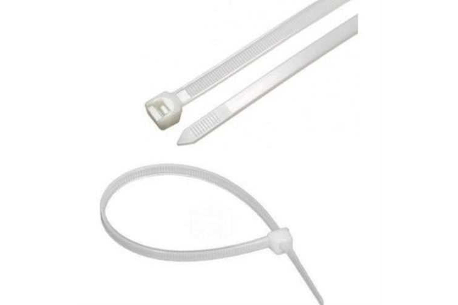 Cırt Kelepçe 3,6 x 200 MM Beyaz ( 100 Adet )