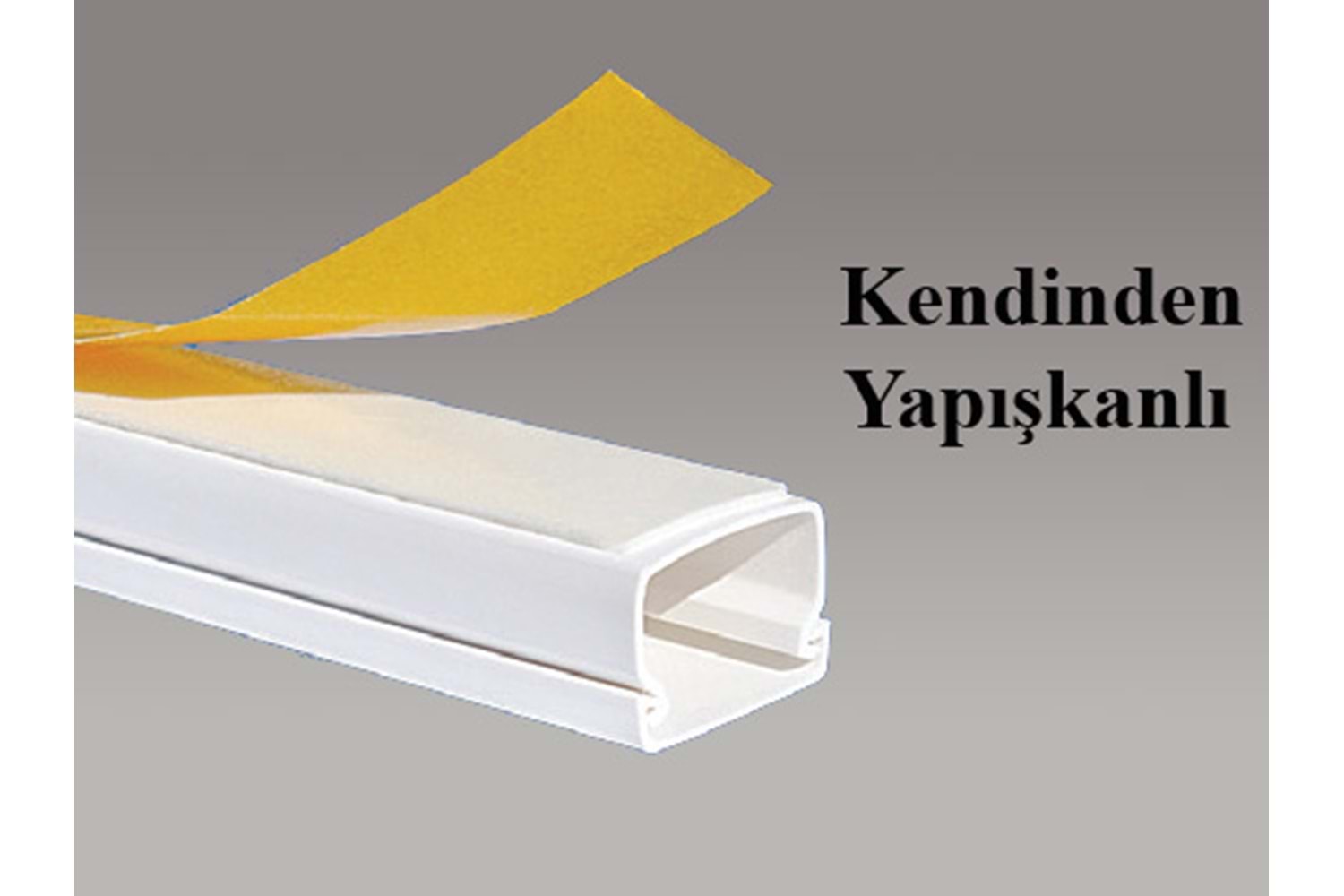 Kablo Kanalı Yapışkanlı 25 X 16 mm ( 2 Metre ) Plastik