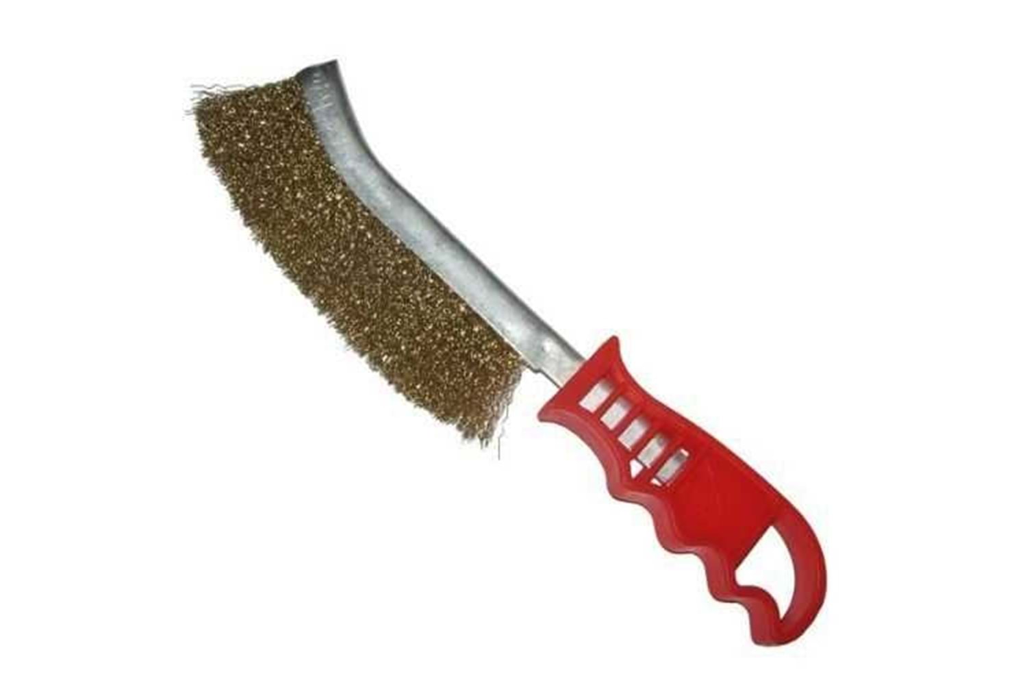 Plastik Eğri Saplı Tel Fırça