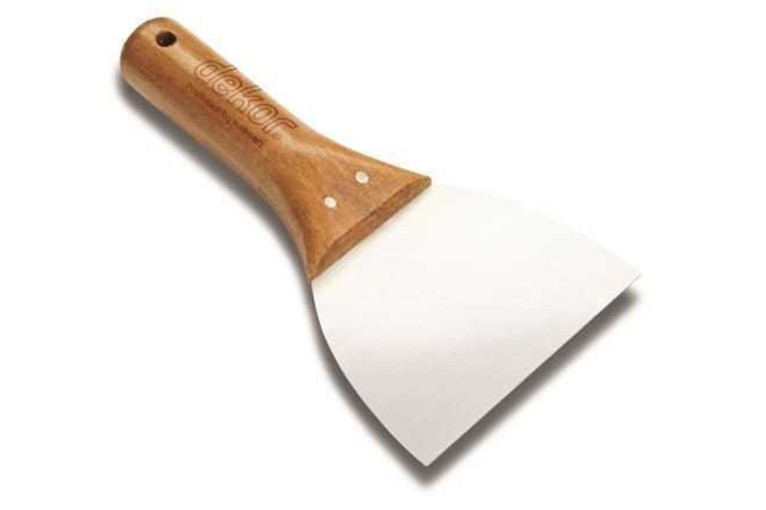 Dekor Ahşap Saplı Macun Spatulası Yay Çeliği 6 CM 001