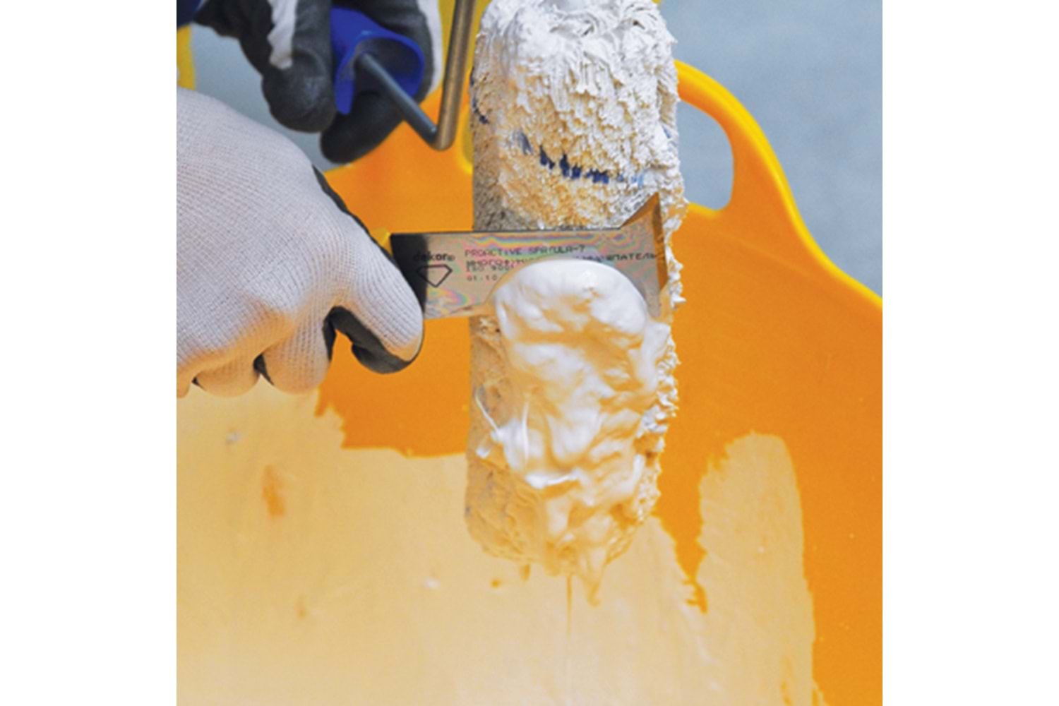 Dekor Plastik Saplı Proaktif Spatula 7 CM 255