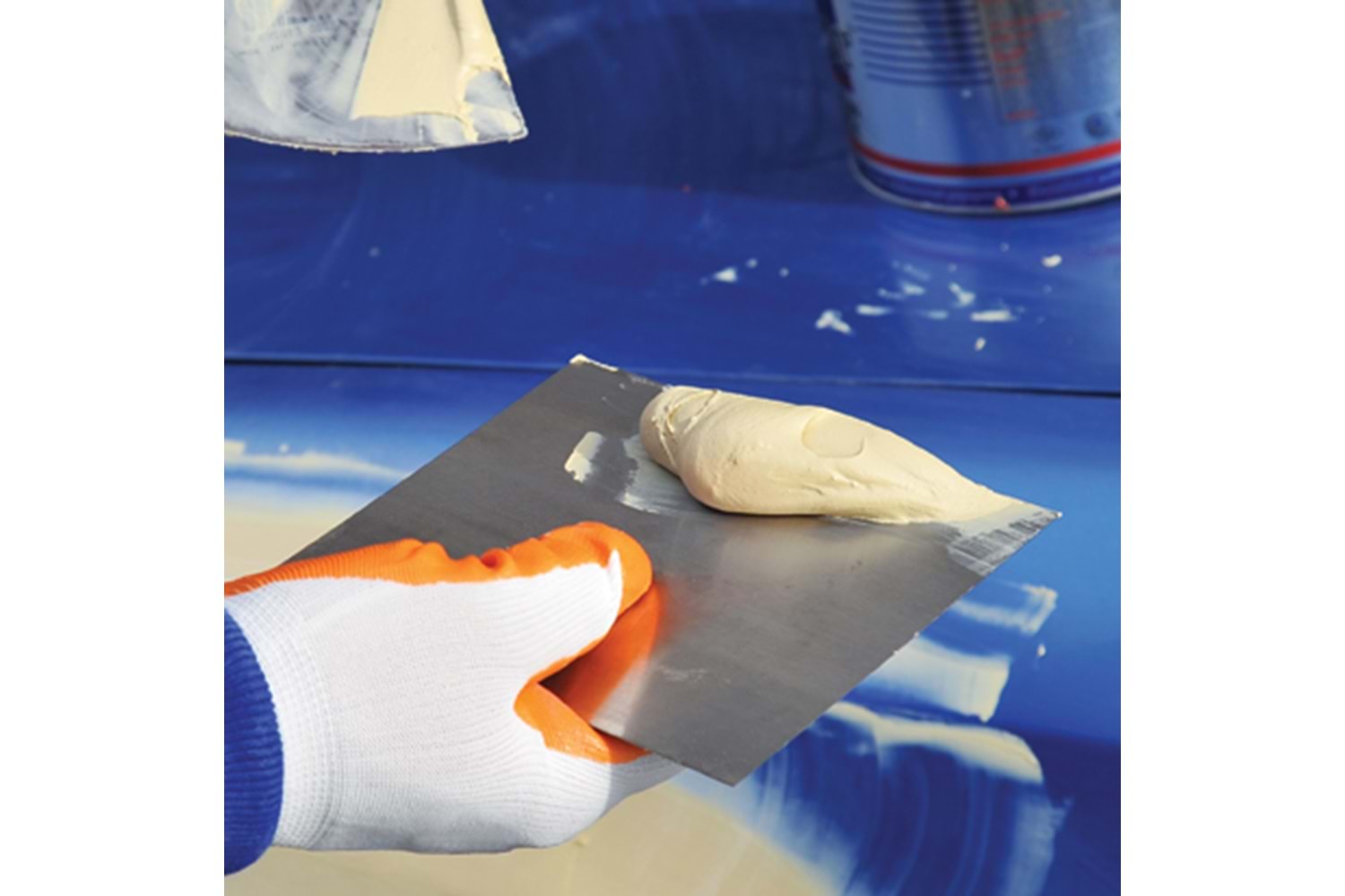 Dekor Oto Macun Çeliği 16 CM ( Paslanmaz ) 272