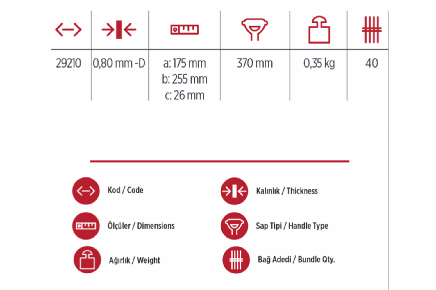 Yaparlar 1250 Kömür Küreği 29210