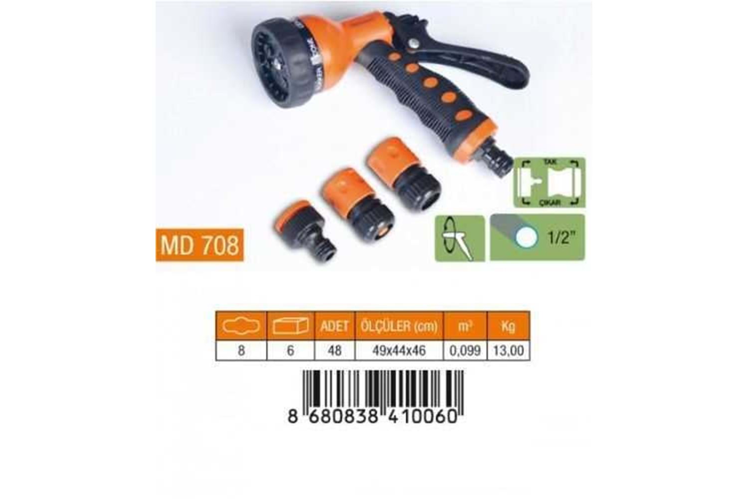 Medalyan Otomatik Tabanca 7 Fonksiyon 4 Lü Set 1/2