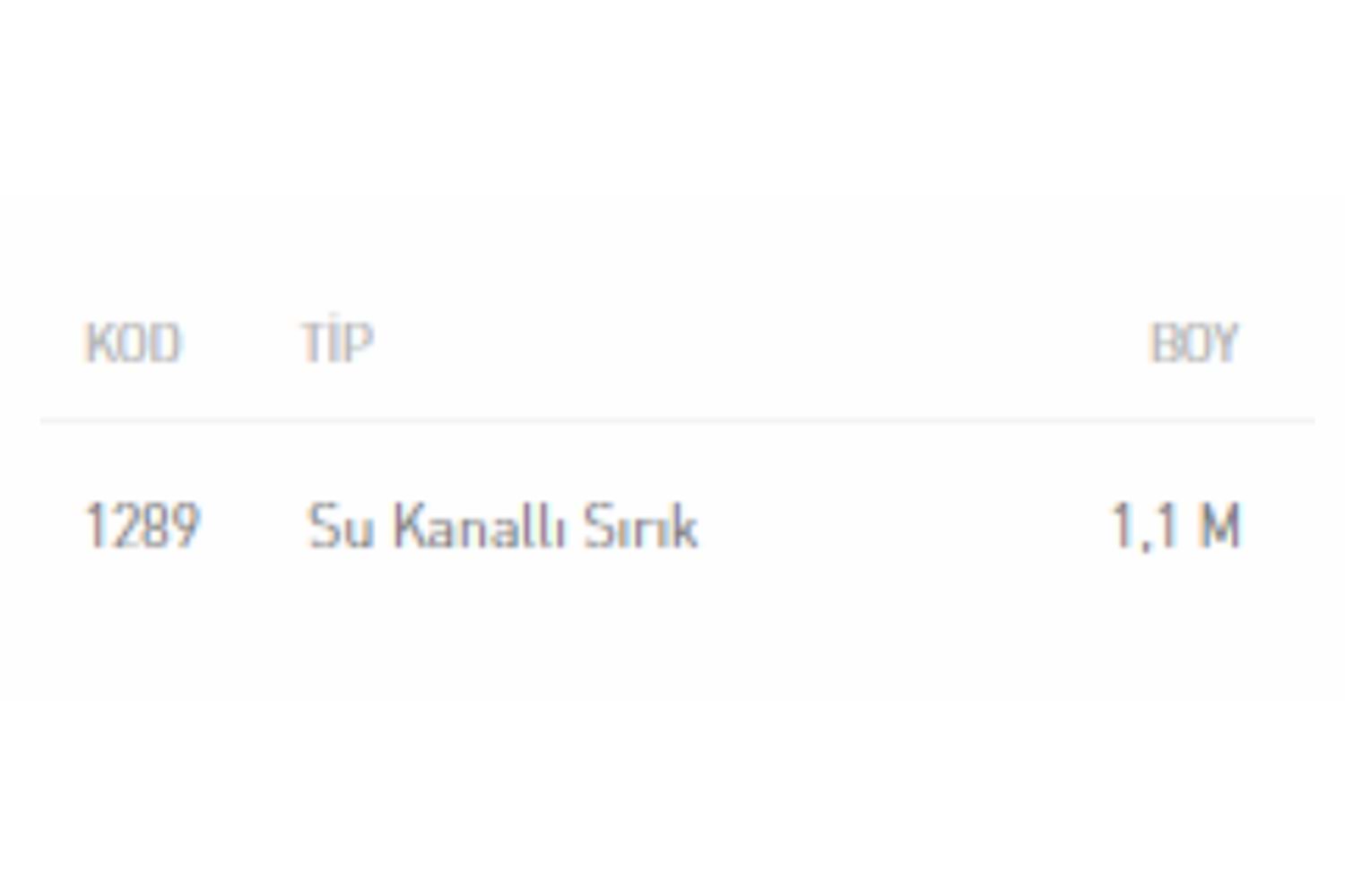 Dekor Su Kanallı Teleskopik Sırık 1289