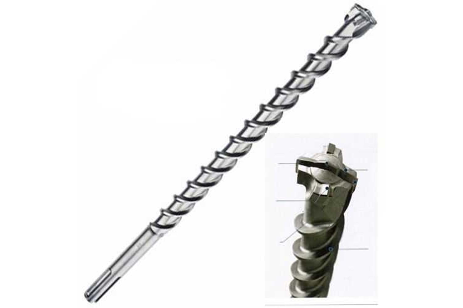 Sds Max Matkap Ucu 22 x 540 MM