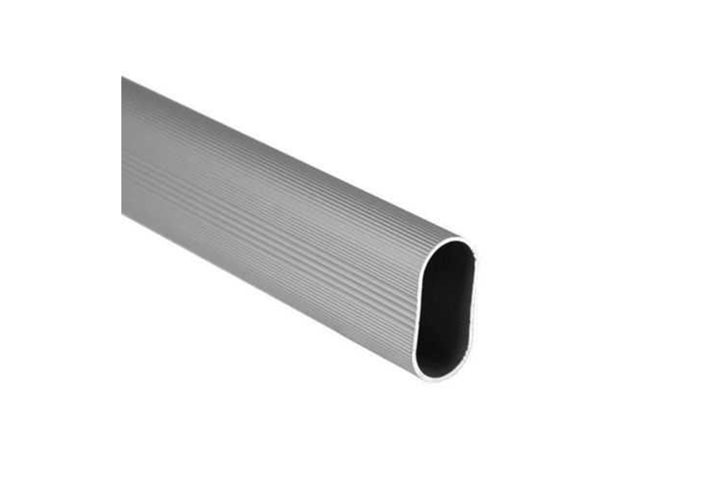 Oval Boru Alüminyum Çizgili 3 MT