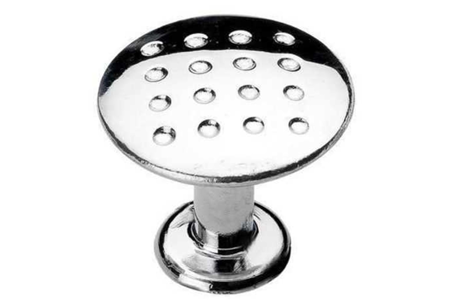 Noktalı Düğme Krom