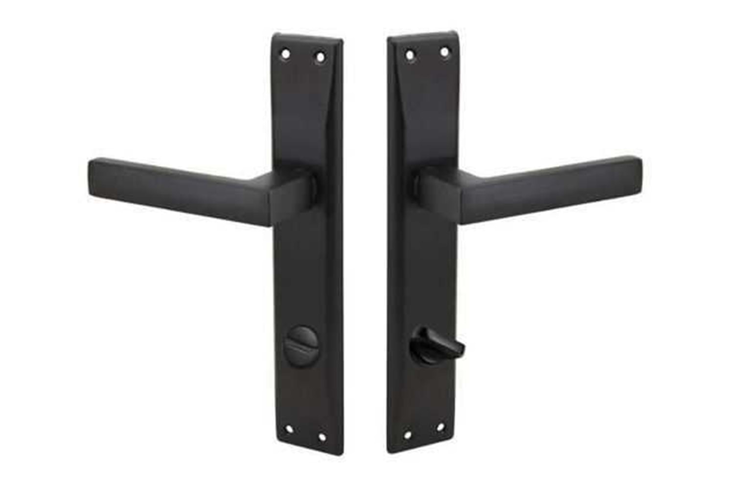 Kapı Kolu ( Damla ) Mat Siyah Wc