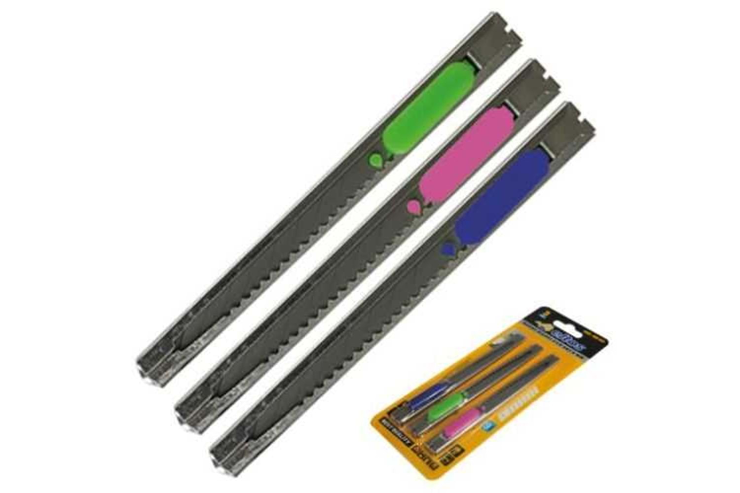 Eltos Maket Bıçağı 3 lü Set 9 mm EMB003