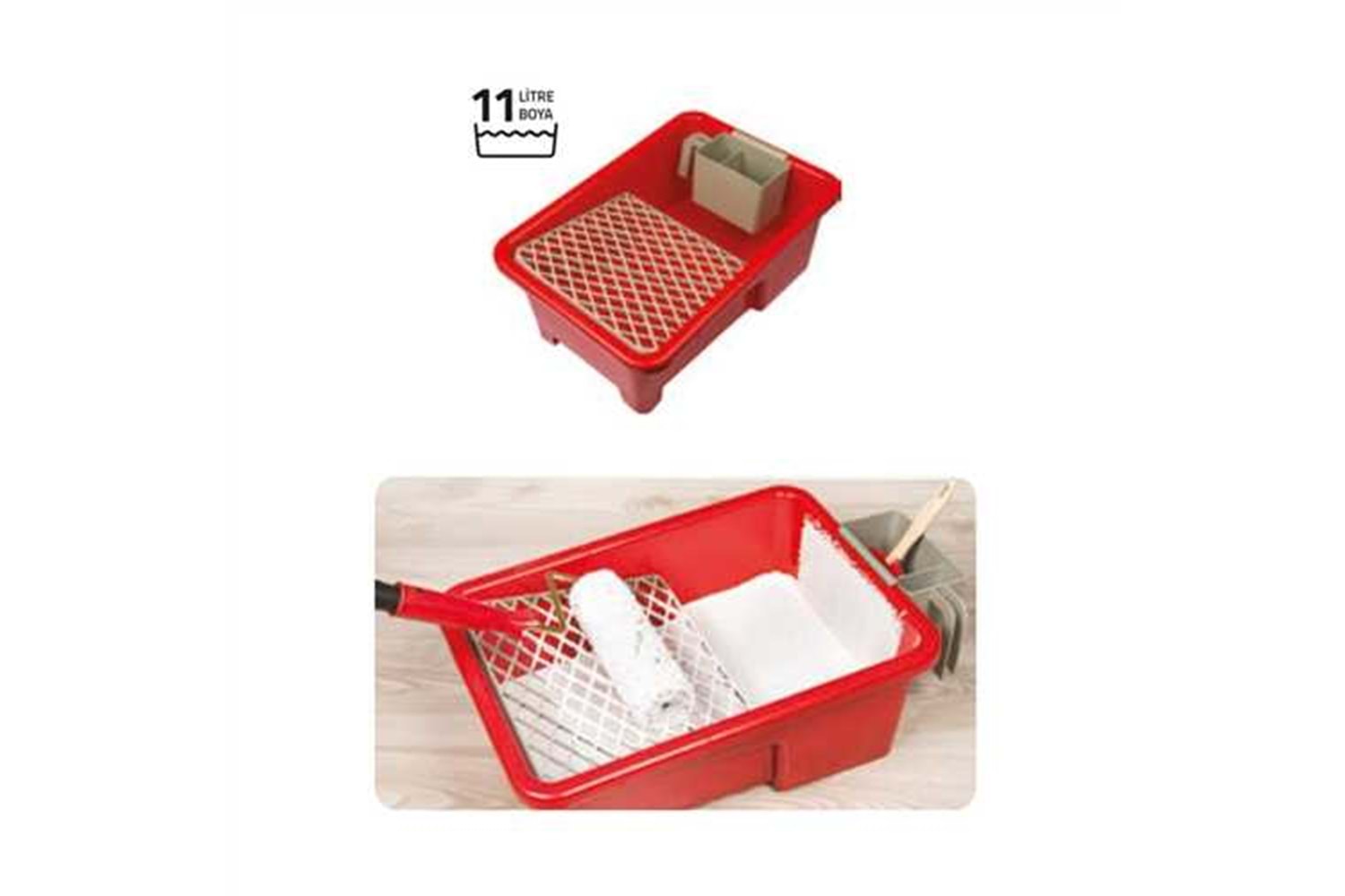 Dekor Büyük Boy Boyacı Kabı 1180