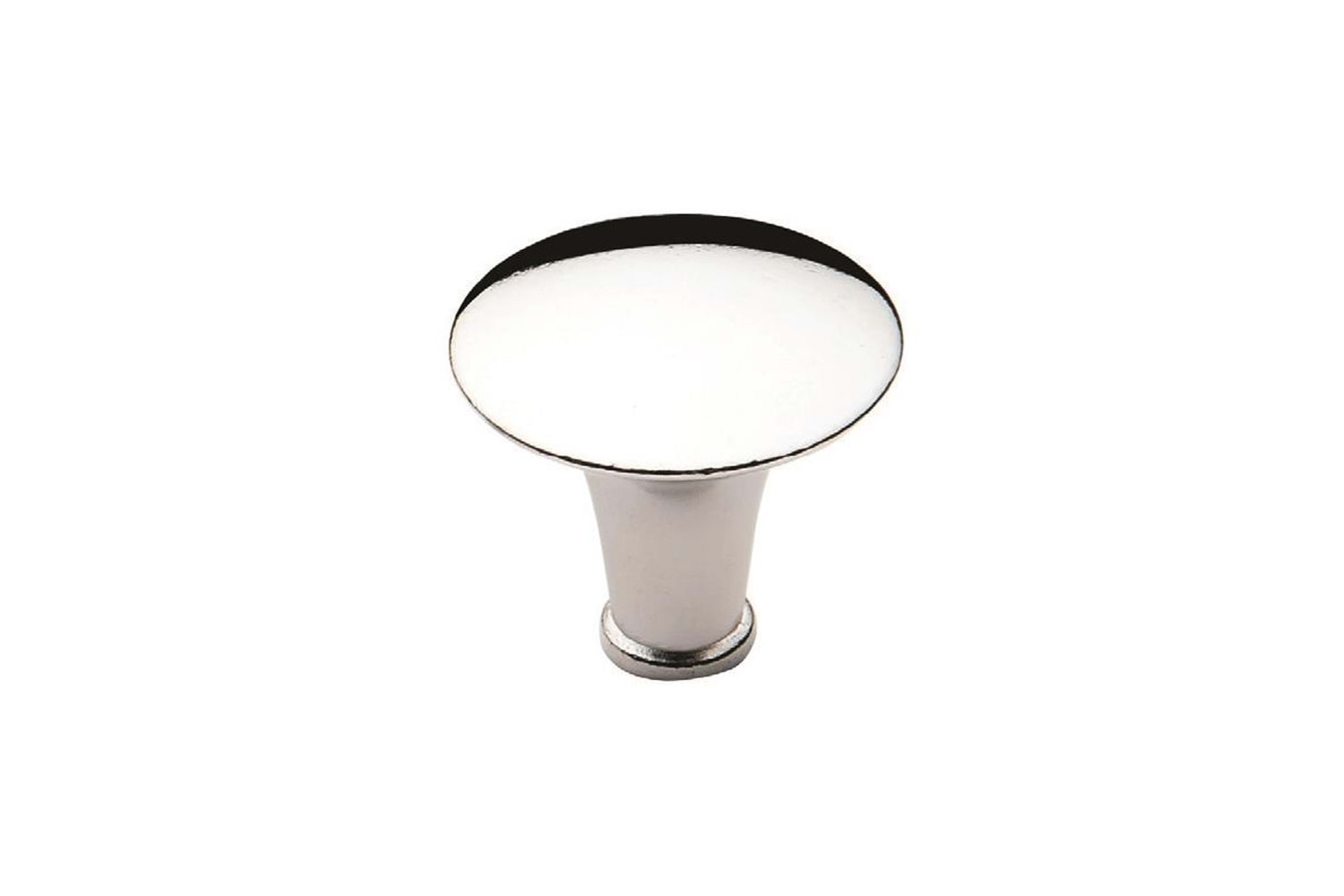 Yuvarlak Düğme Krom