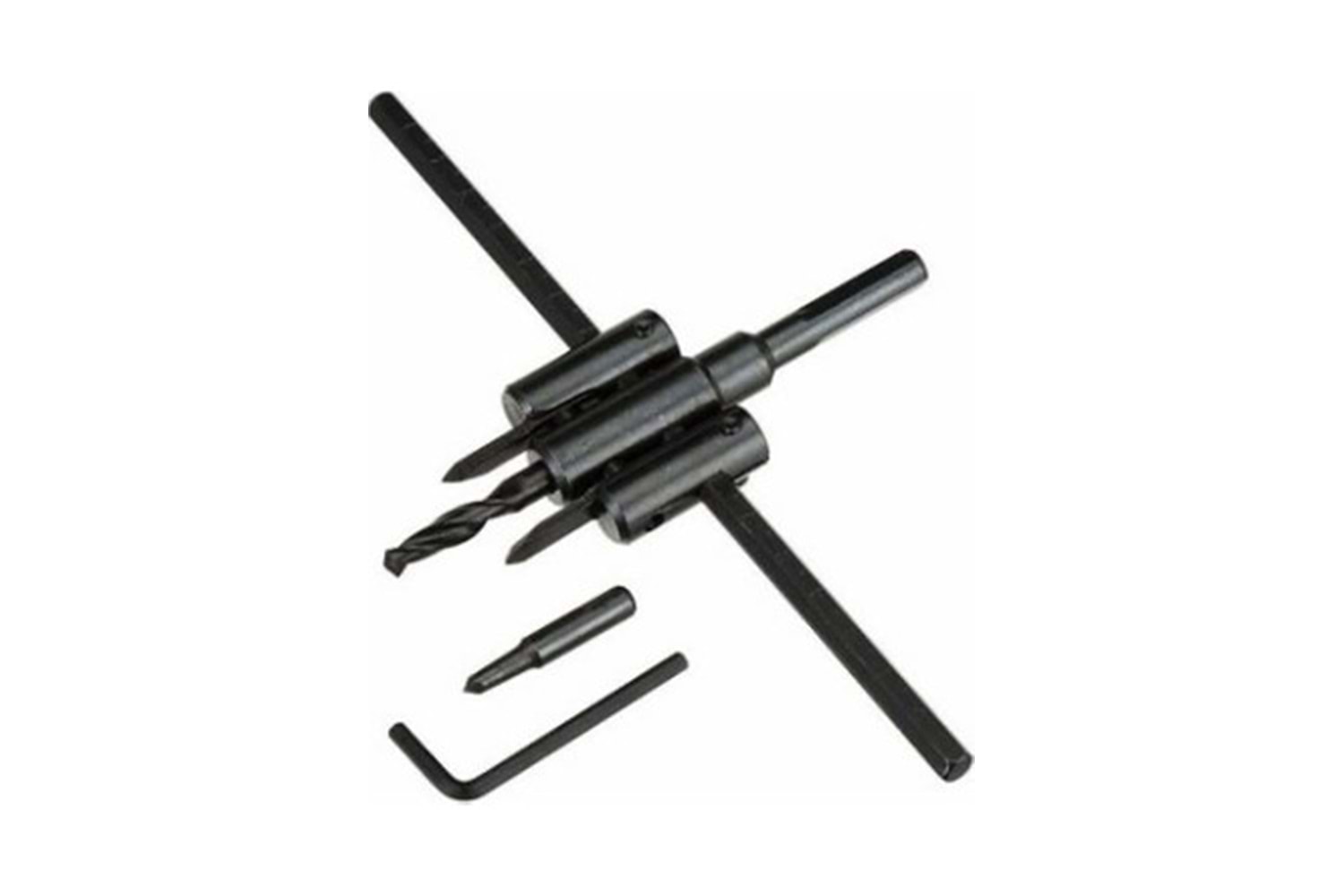 Dmax Ayarlı Alçıpan Panç Delme Seti 40-200 mm DMX4393