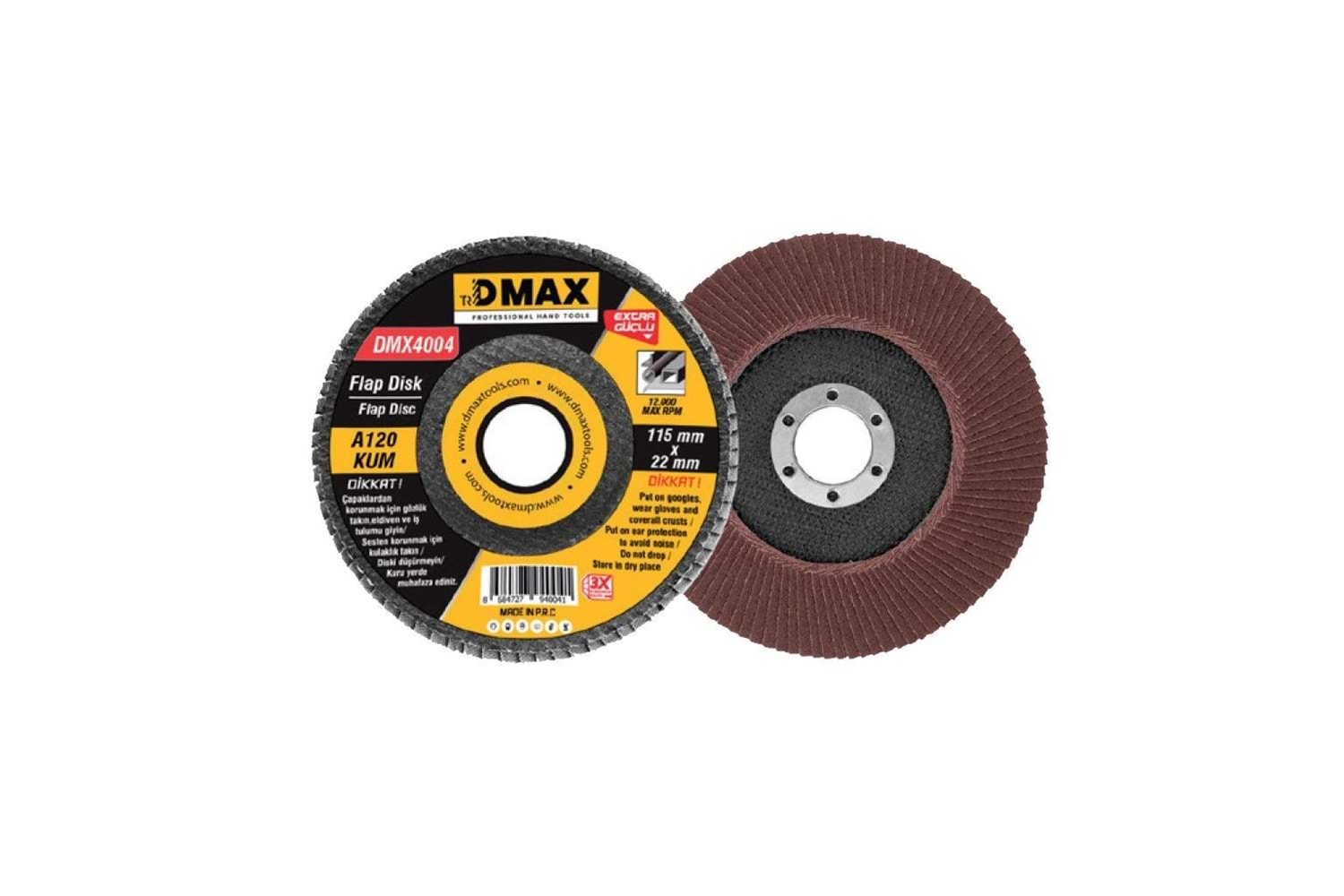 Dmax Flap Zımpara 115x60 Kum DMX4001