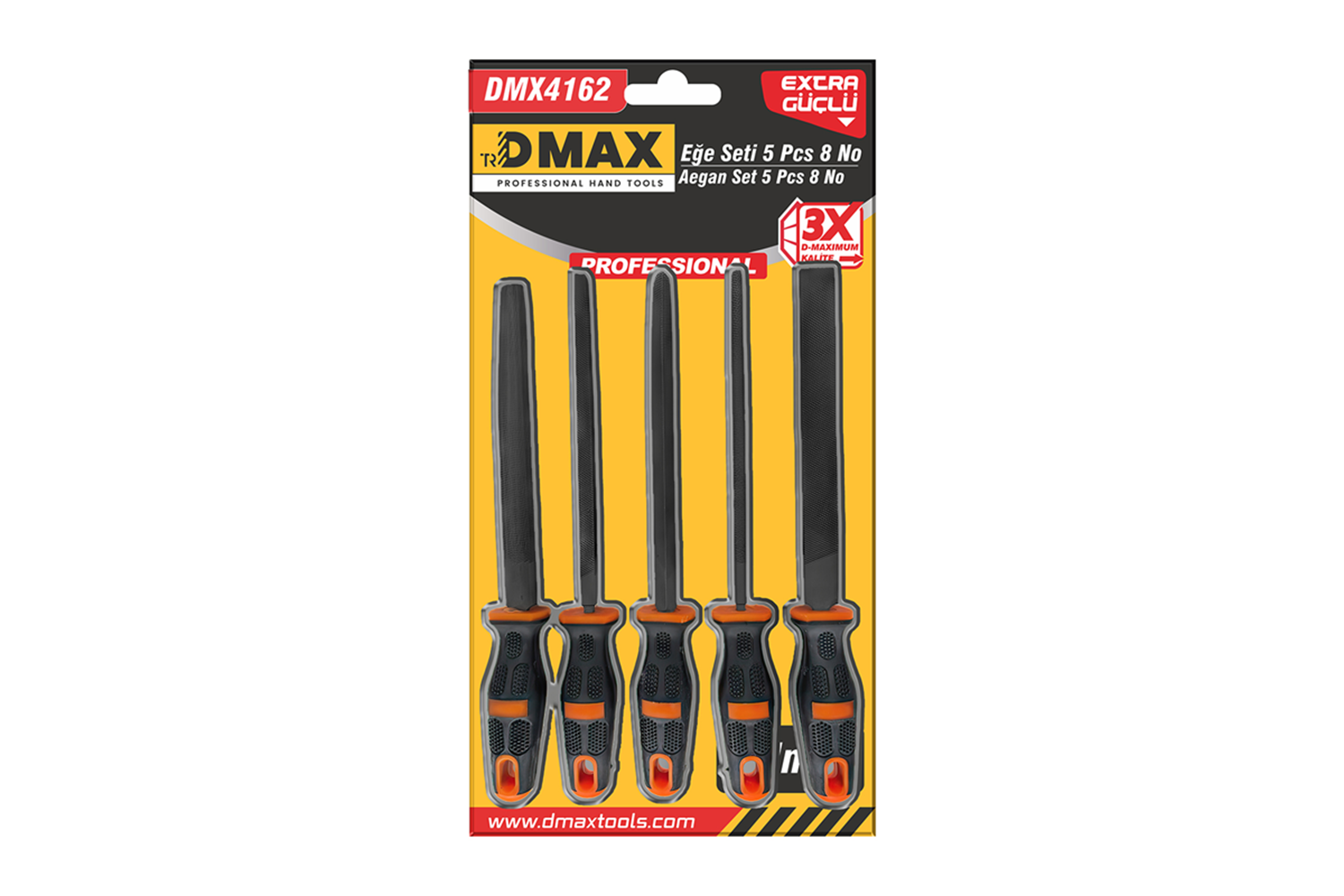 Dmax Eğe Seti 5 Parça DMX4162