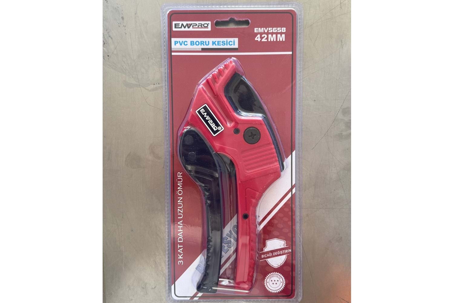 Emka 5658 Kırılmaz Prof. Pvc Kesme Makası 42 mm