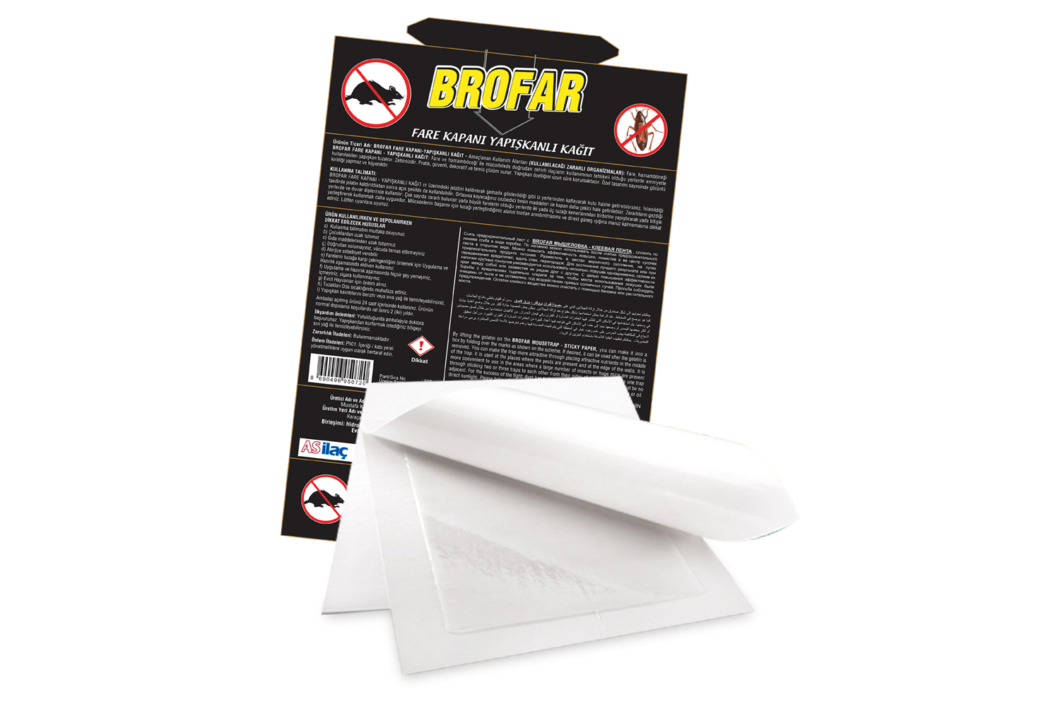 Brofar 2 li Hazır Yapışkan Kağıt