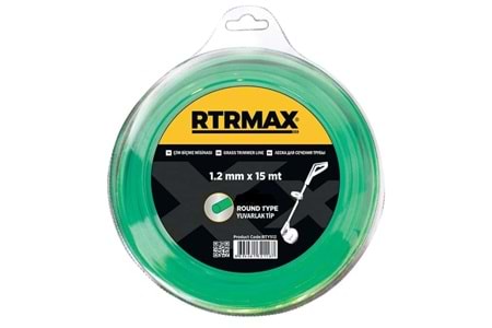 RTY533 Tırpan Misinası Yeşil Yuvarlak 3,3 MM*46 MT RTRMAX