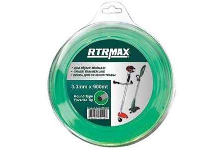 RTY543 Tırpan Misinası Yuvarlak 3.3 mm x 900 m RTRMAX