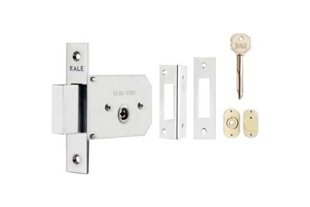 Kale Kilit 156 F - Kasa Prazis Silindirli Kilit 3 Anahtarlı Nikel 45 mm