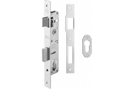 Kale Kilit 153U - Standart Silindirli Kilit Dar Tip Barelsiz Nikel 30 MM