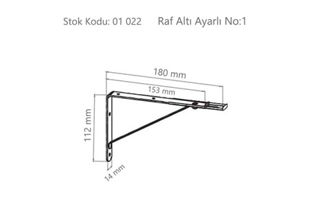 Raf Altı Ayarlı No:1 Beyaz ( BA311 )