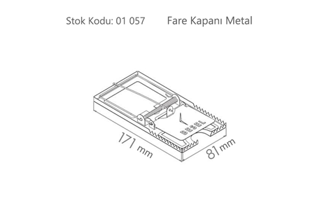 Fare Kapanı Metal ( BA500 )