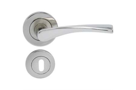 Rozetli Kapı Kolu Murat ( Bravo ) Nikel - Saten Oda