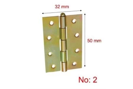 Amerikan Yaprak Menteşe No: 2