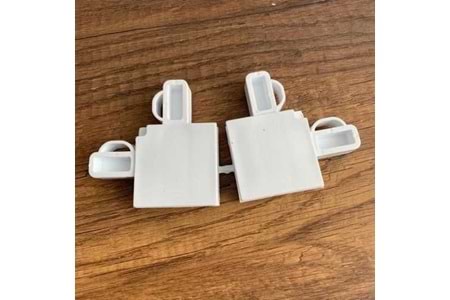 Sineklik Takozu Makarasız Köşe Beyaz (SİN.041-B)