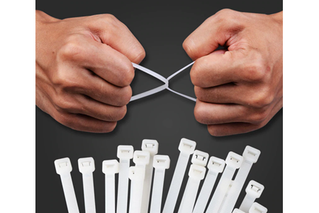 Cırt Kelepçe 8 x 450 MM Beyaz ( 100 Adet )