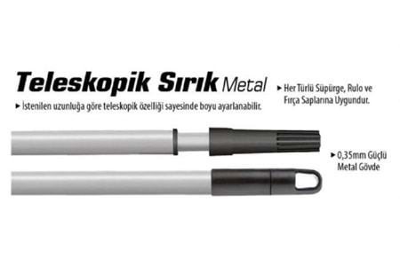 4 MT Teleskopik Sırık Çelik