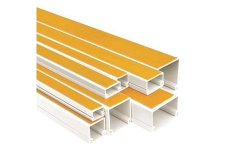 Kablo Kanalı Yapışkanlı 25 X 16 mm ( 2 Metre ) Plastik