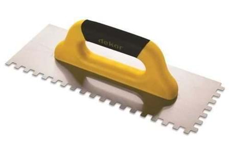 Dekor Seramik Malası Kapalı Plastik Sap 12 X 12 40 CM ( Yay Çeliği ) 831