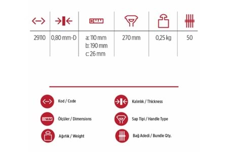 Yaparlar 1200 Soba Küreği 29110