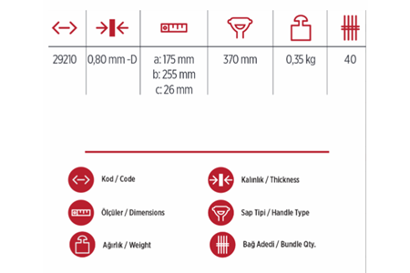 Yaparlar 1250 Kömür Küreği 29210