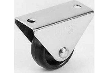 38x14 Sabit Teker Siyah