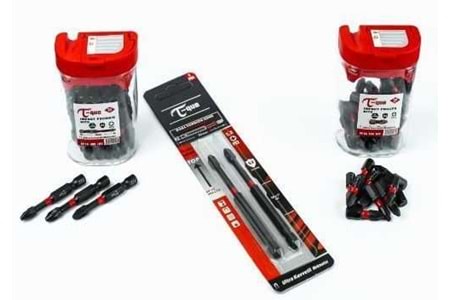 T-que Impact Pozidriv Bits Uç PZ 2 x 90