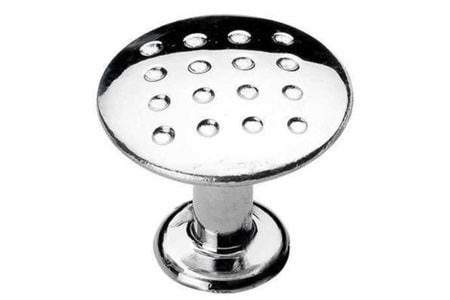 Noktalı Düğme Krom