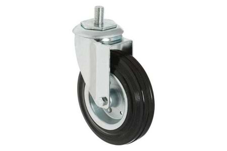 75x20 Furç Siyah Teker Civatalı