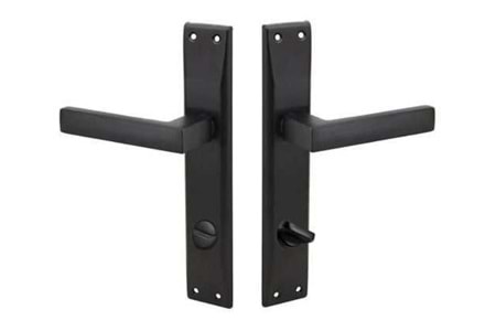 Kapı Kolu ( Damla ) Mat Siyah Wc