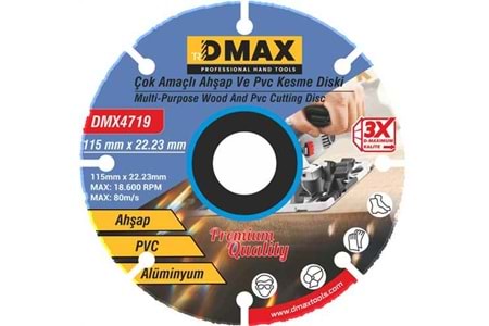 Dmax Ahşap Ve Pvc Kesici DMX4719