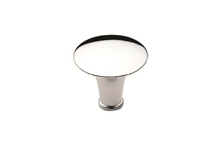 Yuvarlak Düğme Krom