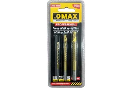 Dmax Freze Matkap Ucu Seti 3 Parça DMX4690