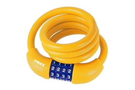 Dmax Pro Şifreli Bisiklet Kilidi 12 mm x 80 cm DMX4637